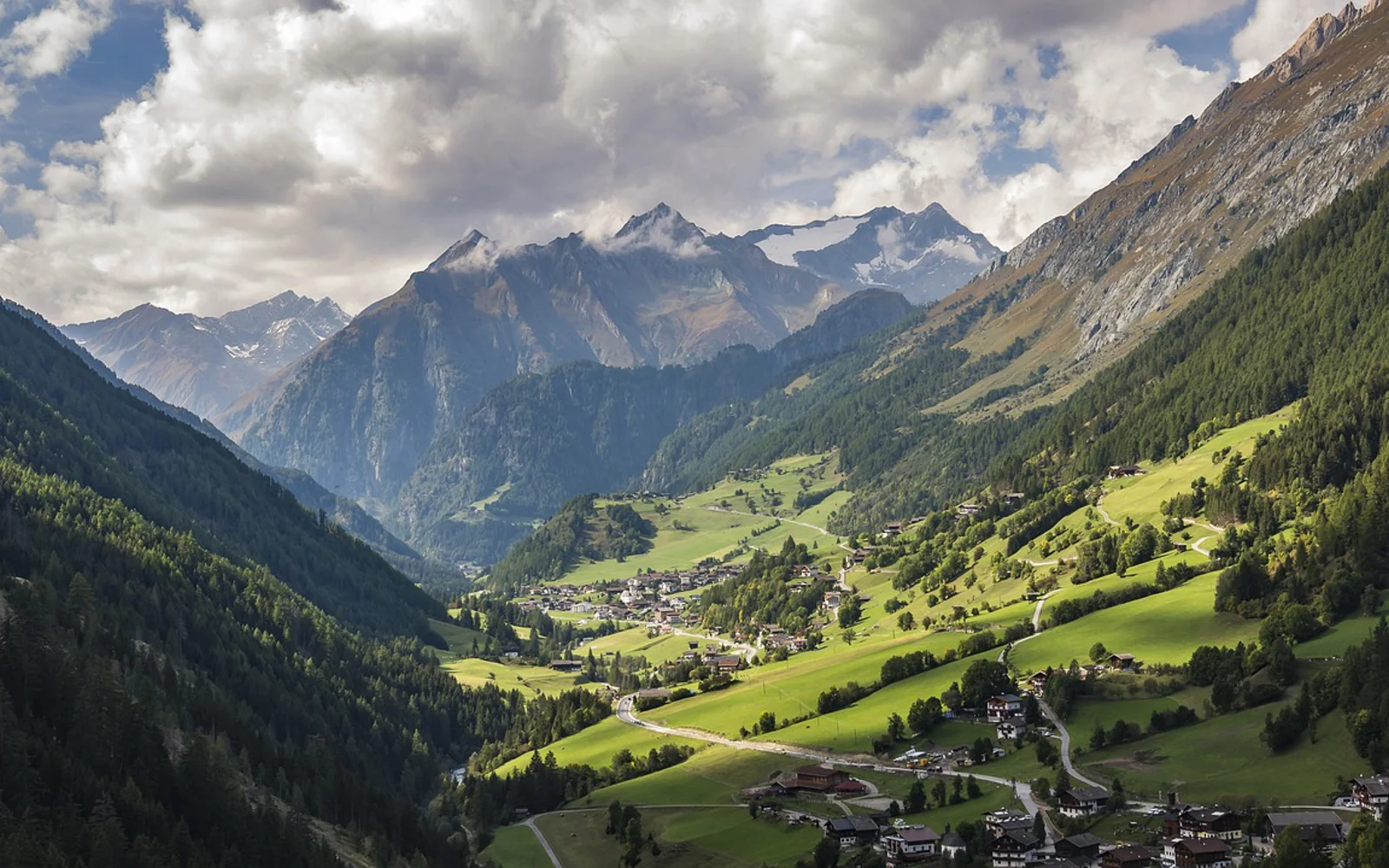 Saalbach i Osterrikske Alper, Austria