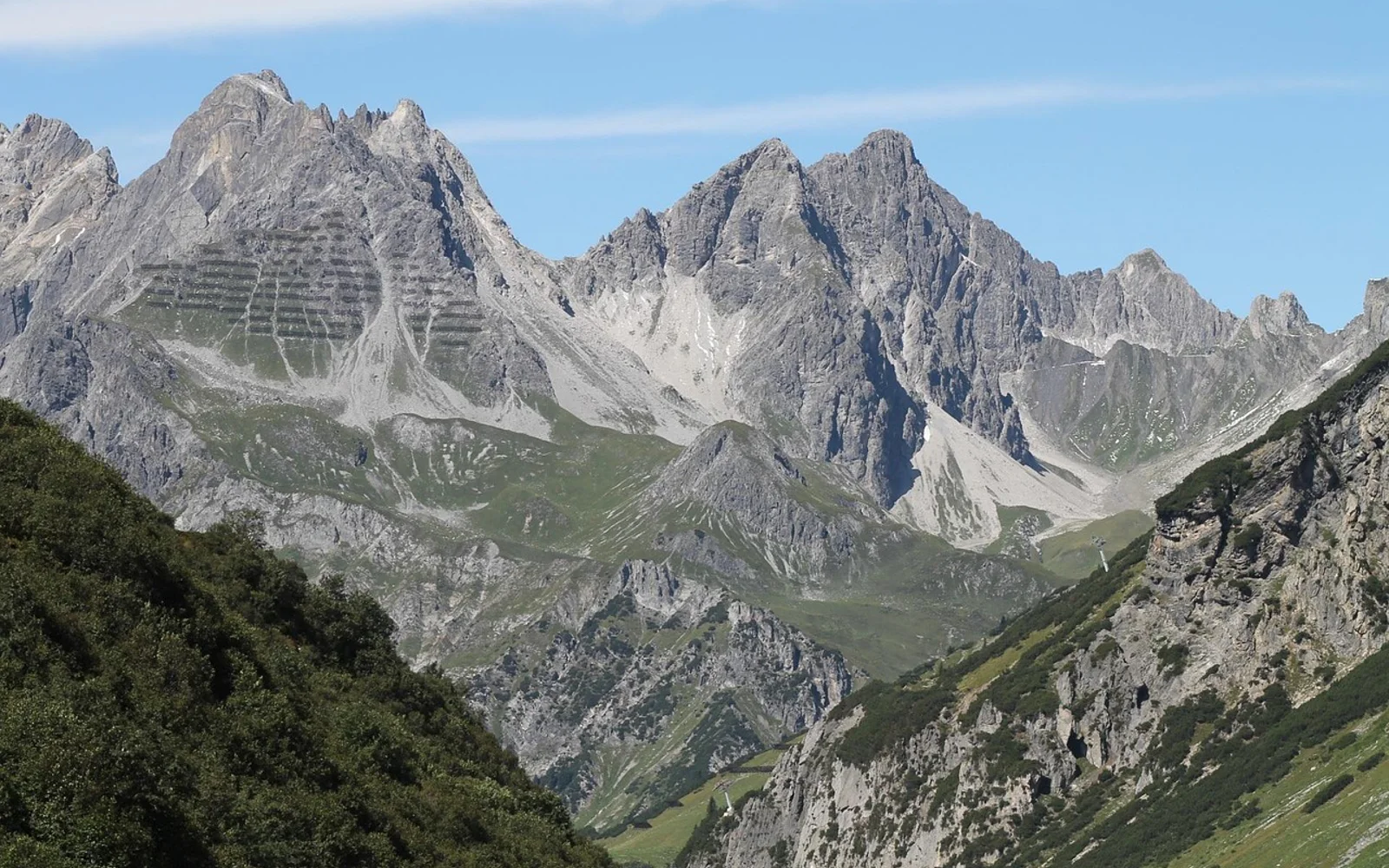 St. Anton am Arlberg i Osterrikske Alper, Austria