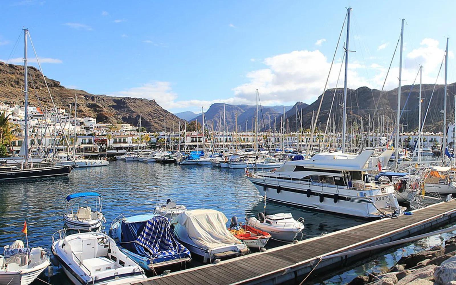 Puerto de Mogan i Gran Canaria, Spain