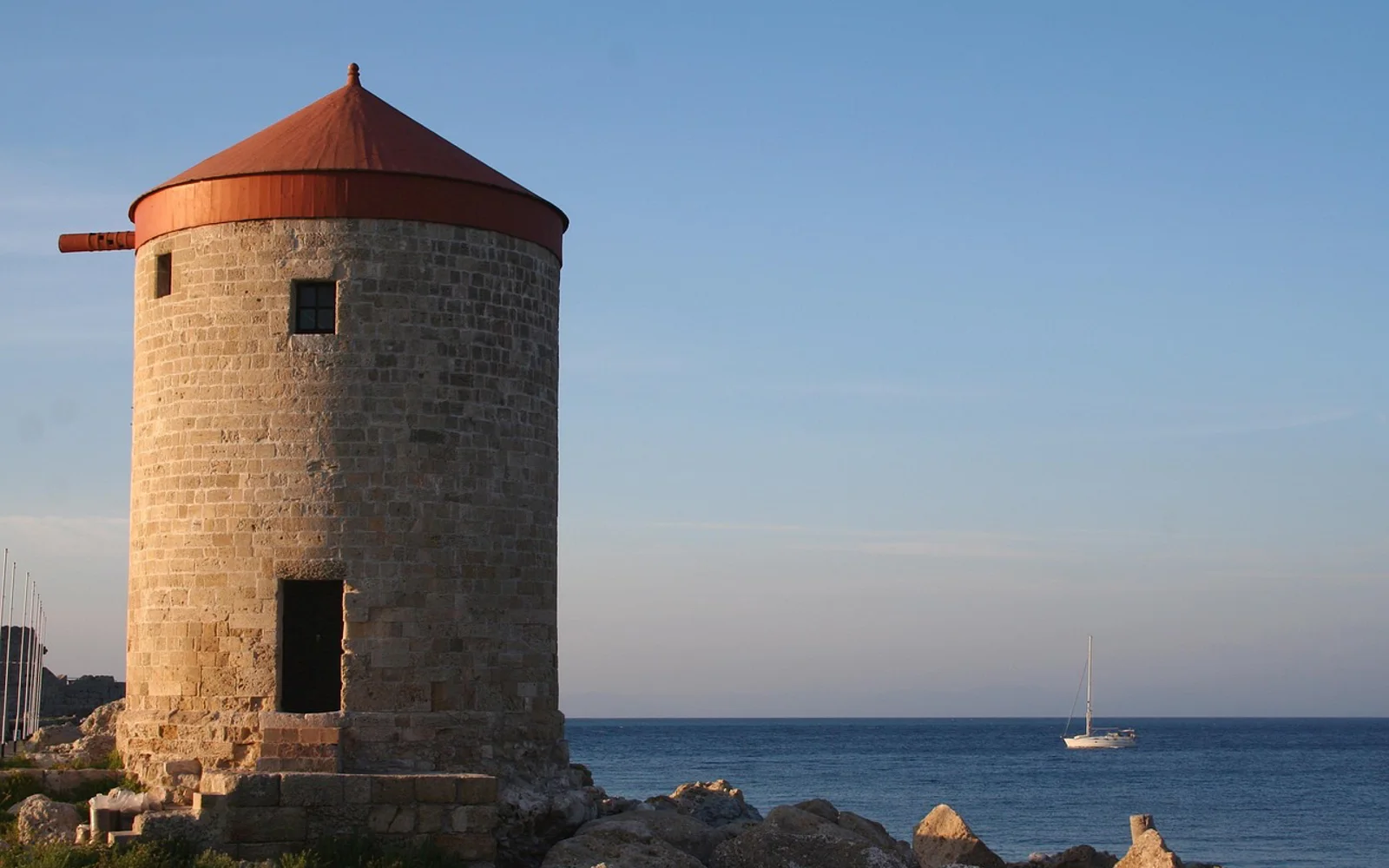 Rhodes city i Rhodos, Greece