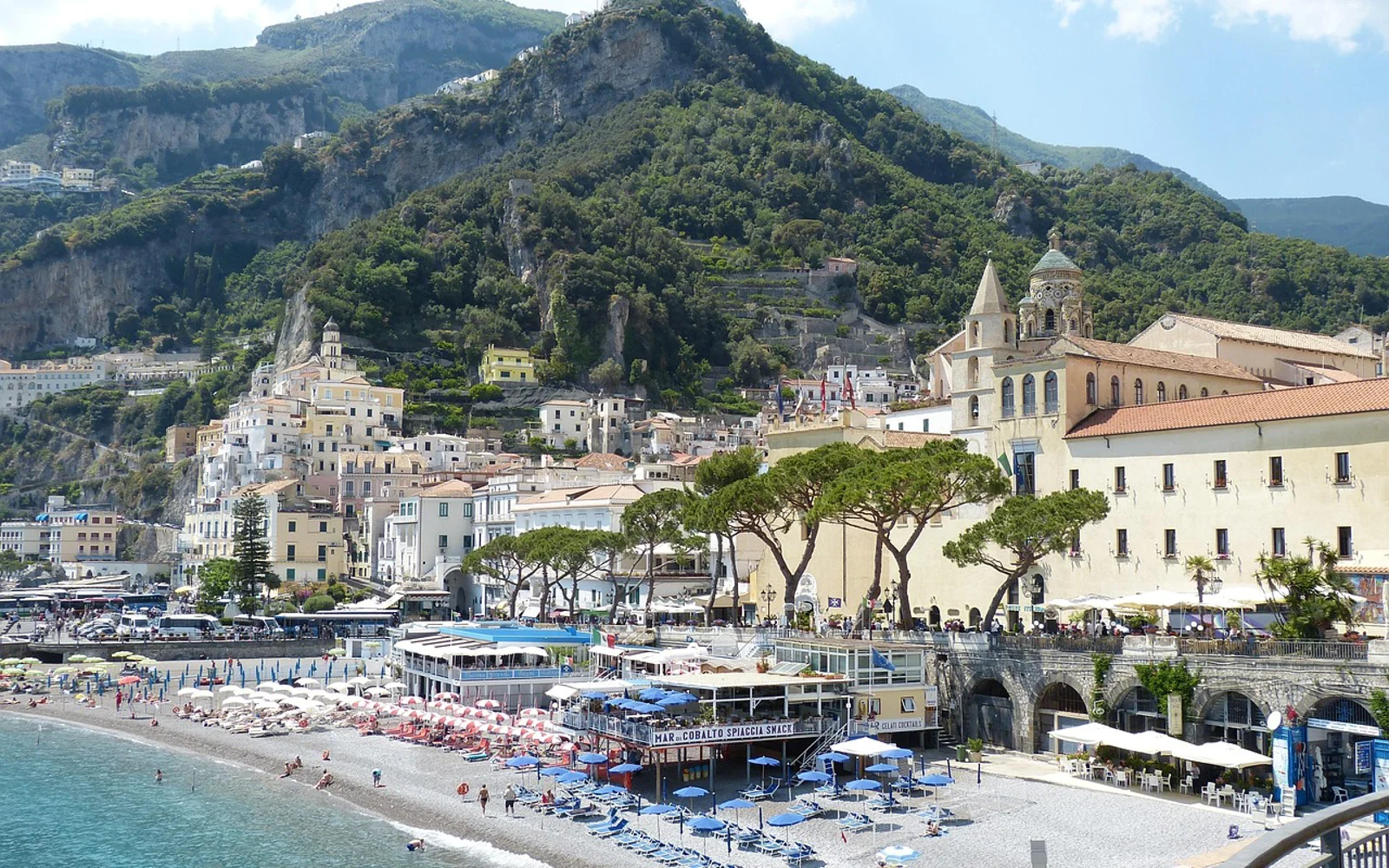 Amalfi i Amalfikysten, Italy