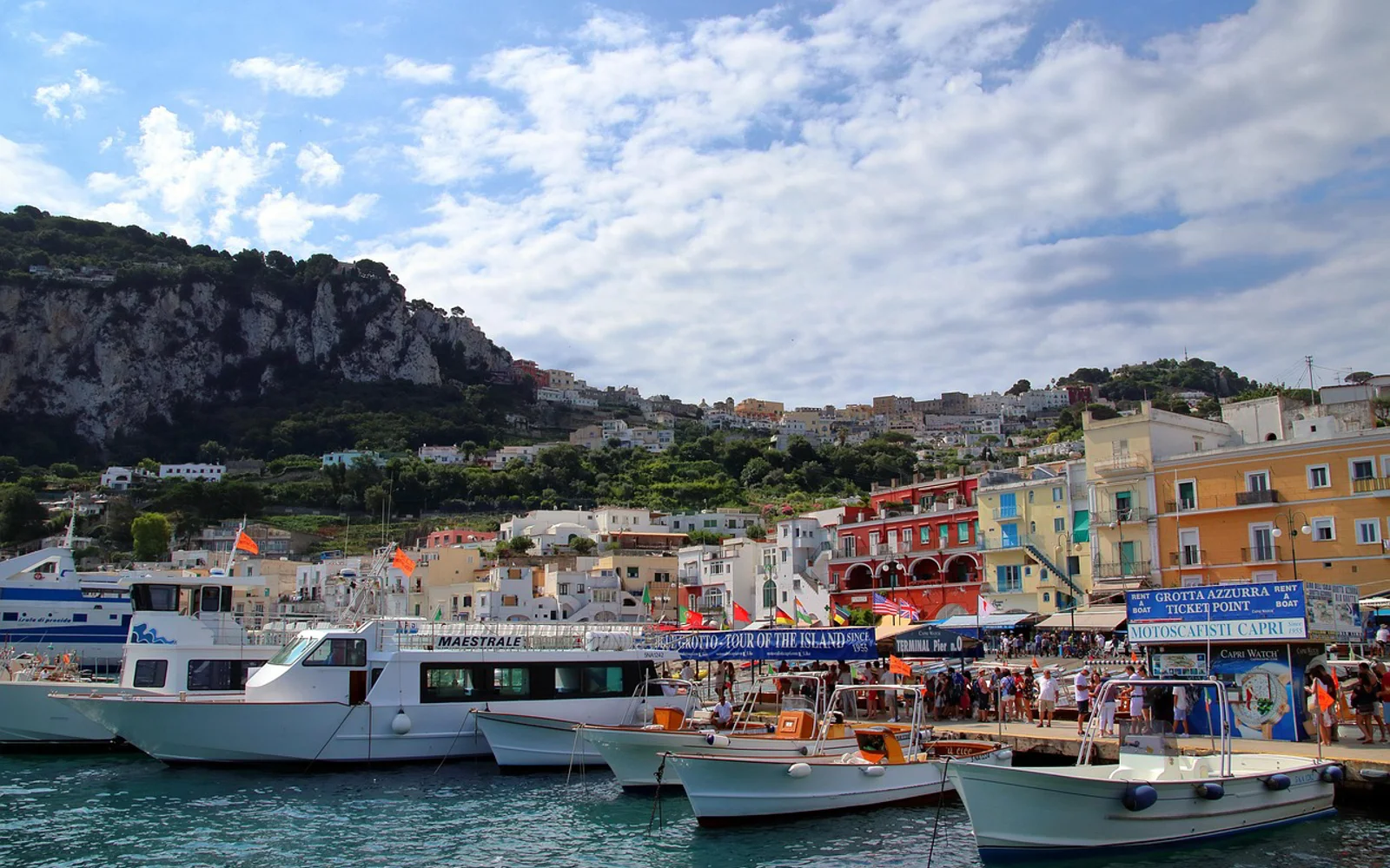 Capri i Amalfikysten, Italy