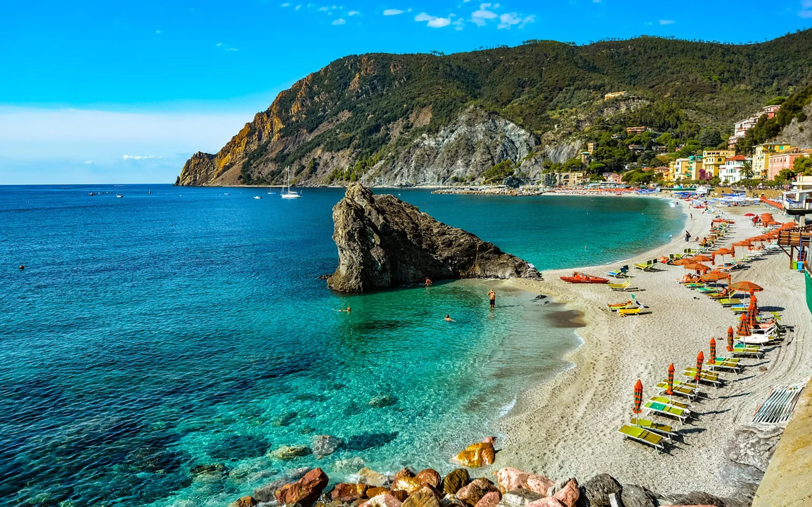 Monterosso al Mare i Den italienske riviera, Italy