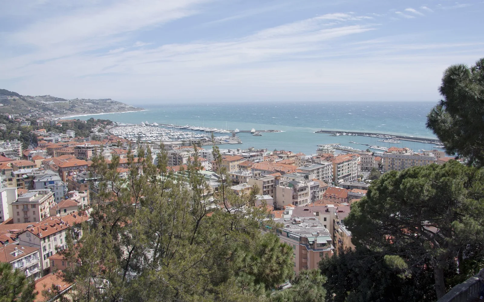 Den italienske riviera i Italy
