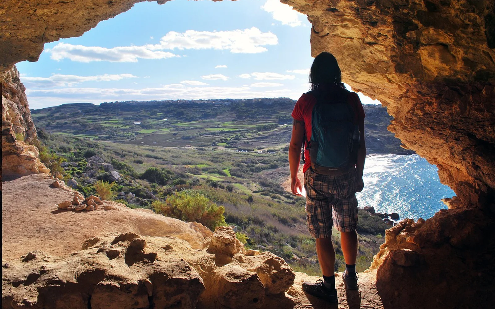 Ramla Bay i Gozo, Malta