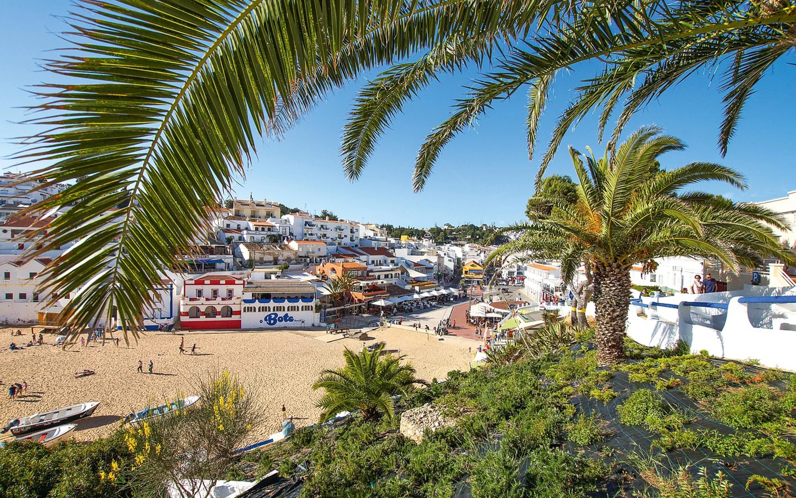 Carvoeiro i Algarvekysten, Portugal