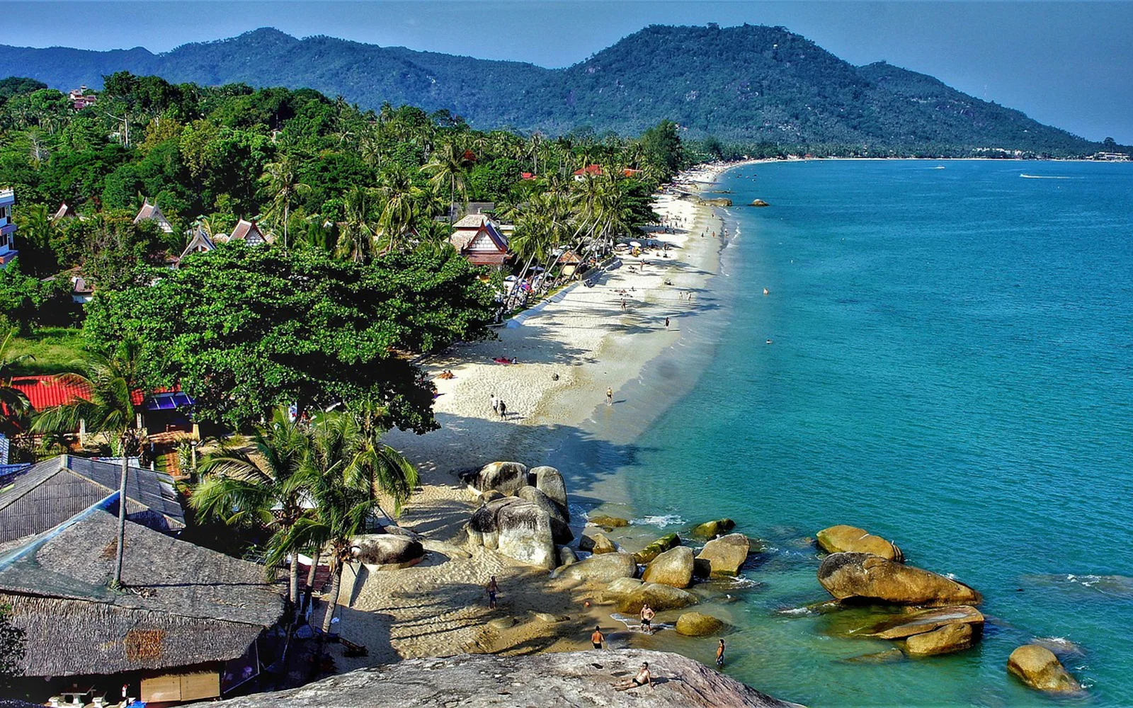 Lamai Beach i Ko Samui, Thailand